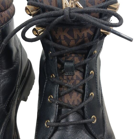 FS2205 GUC $225 MICHAEL Michael Kors Combat Boots size 9M - Picture 7 of 11